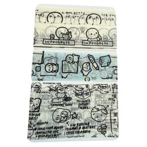 The Coffee Monsterz Co Washi Tape Sample 2025 Q1 Sub TCMC Planner Deco Scrapbook